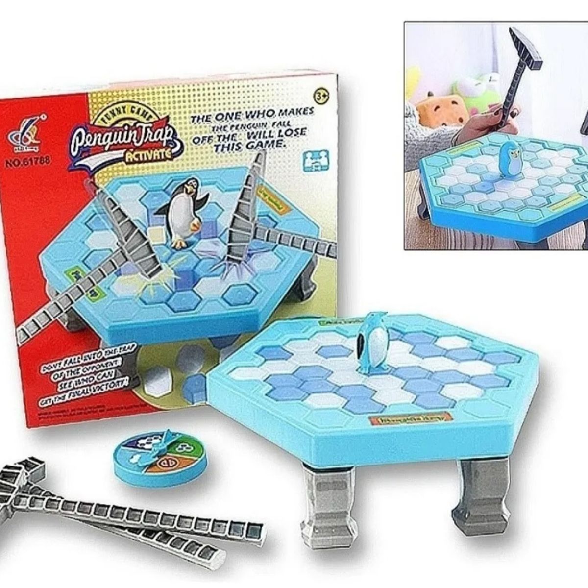 GENERICO - Juego De Mesa Salva Al Pingüino Penguin Trap