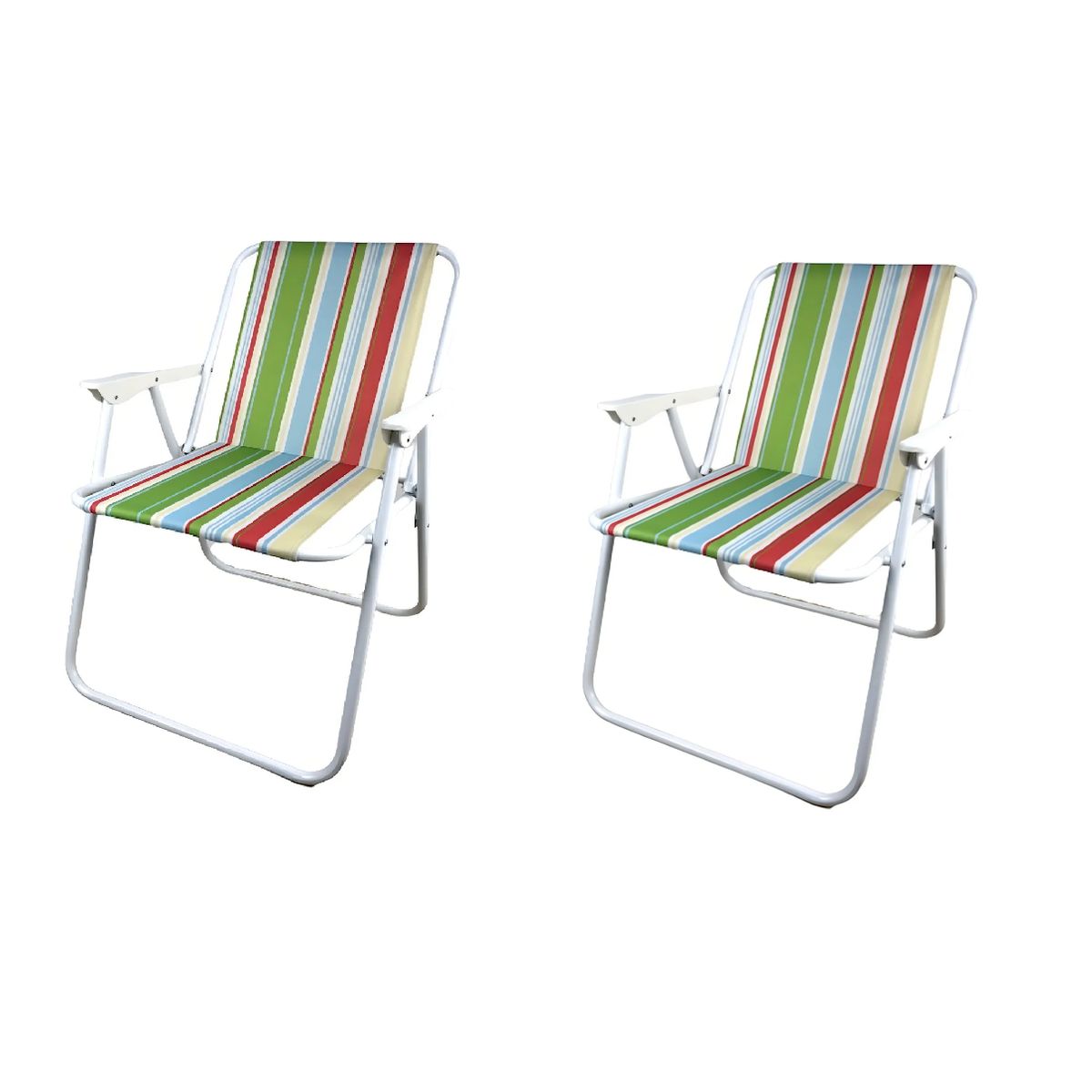 GENERICO - Pack 2 Sillas De Playa Plegable Sillas De Camping Plegables