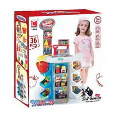 ORGANIZA2 - Juguetes Minimarket Supermercado Para Niños Con Accesorios didacticos juego de rol