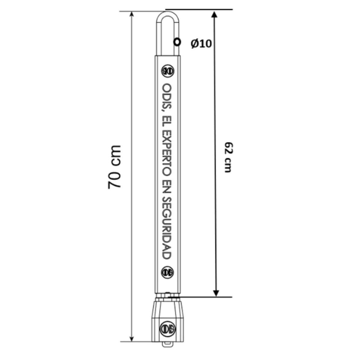 ODIS - Traba Volante Vehículo Para Cinturón W4200 Odis