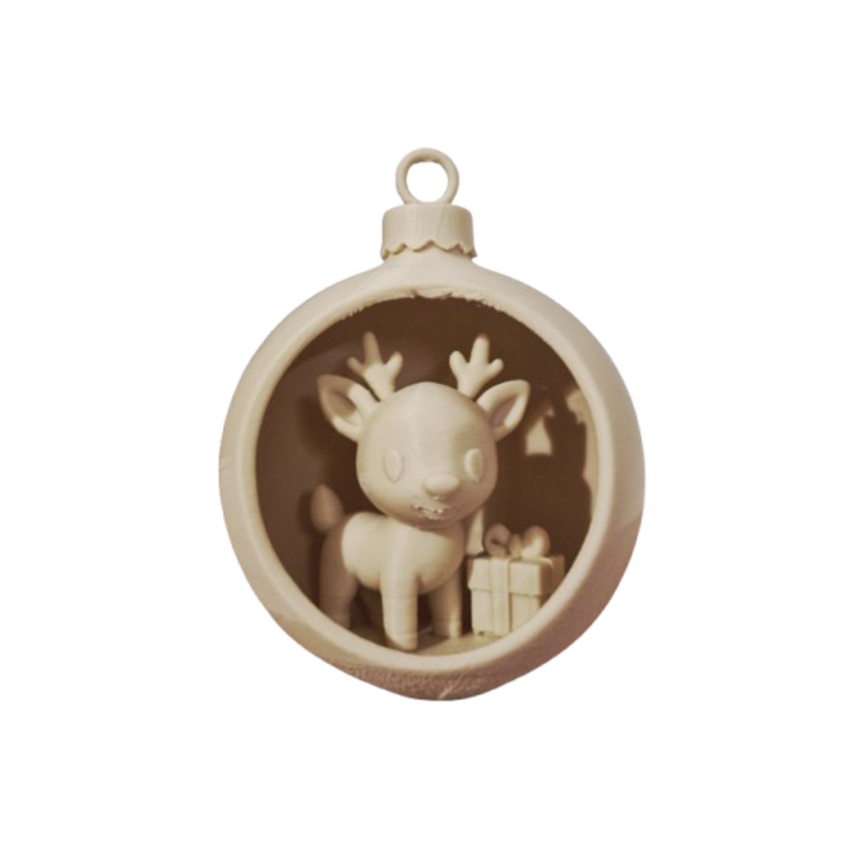 GENERICO - Adorno para el árbol de Navidad- Ciervo Navideño