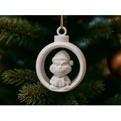 GENERICO - Bola de Navidad con Grinch de Navidad