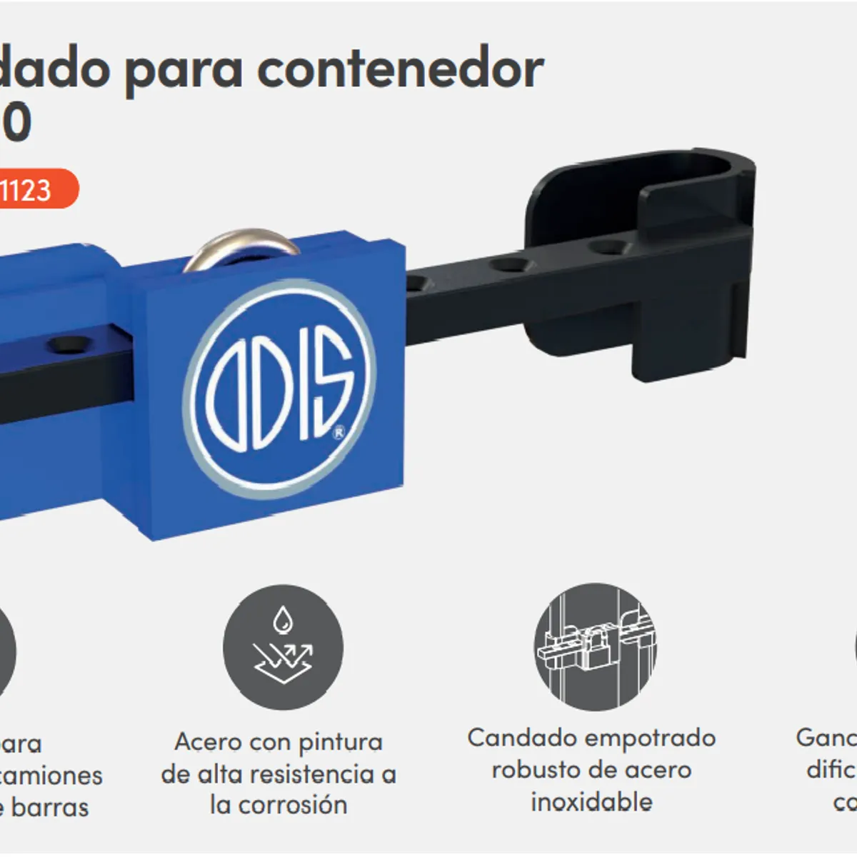 ODIS - Candado Cerradura Para Contenedor T6500 Odis