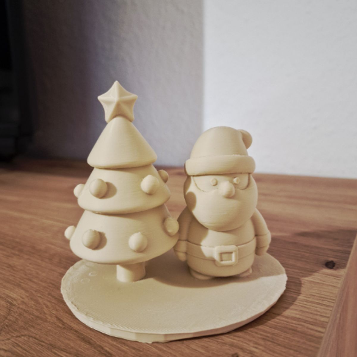 GENERICO - Adorno Navideño- Santa Claus y Árbol de Navidad