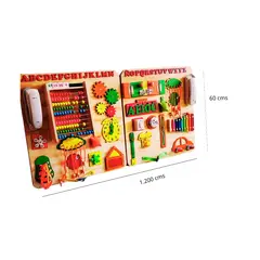 GENERICO - PANEL SENSORIAL TERAPEUTICO +30 FUNCIONES 1,20 X 60