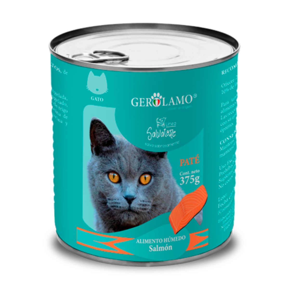 GENERICO - Gerolamo Salvatore Paté para Gatos Adultos Salmón 375g