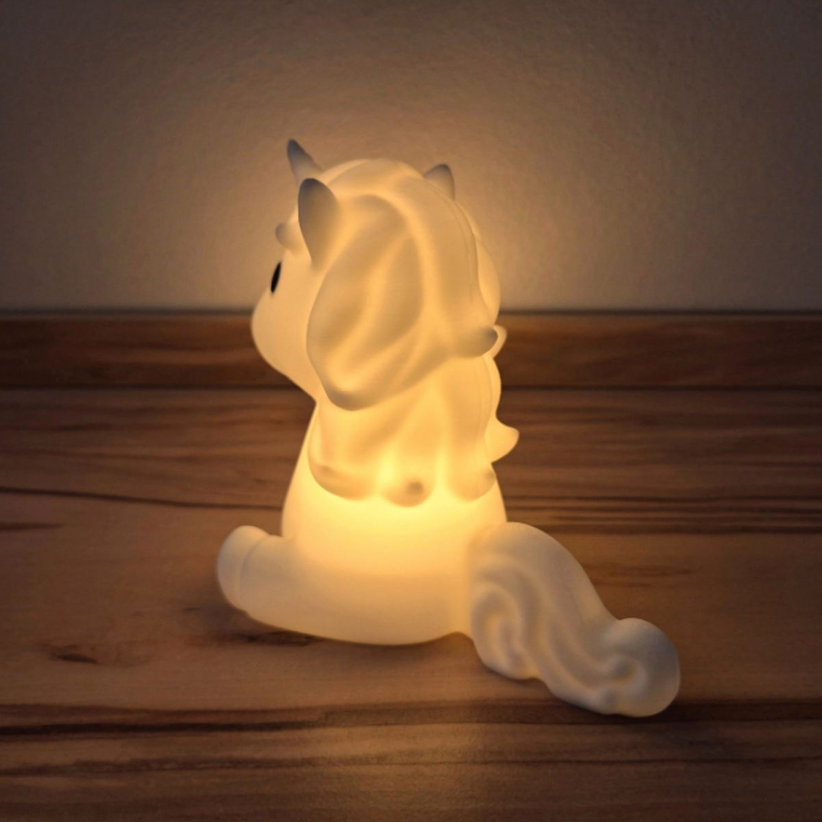 GENERICO - Portavelas LED con forma de Unicornio