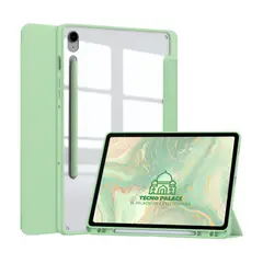 TECNOPALACE - Funda Smart Cover Clear Para Galaxy Tab S11-S10Lite-S10fe-S9-S9Fe - Verde Menta