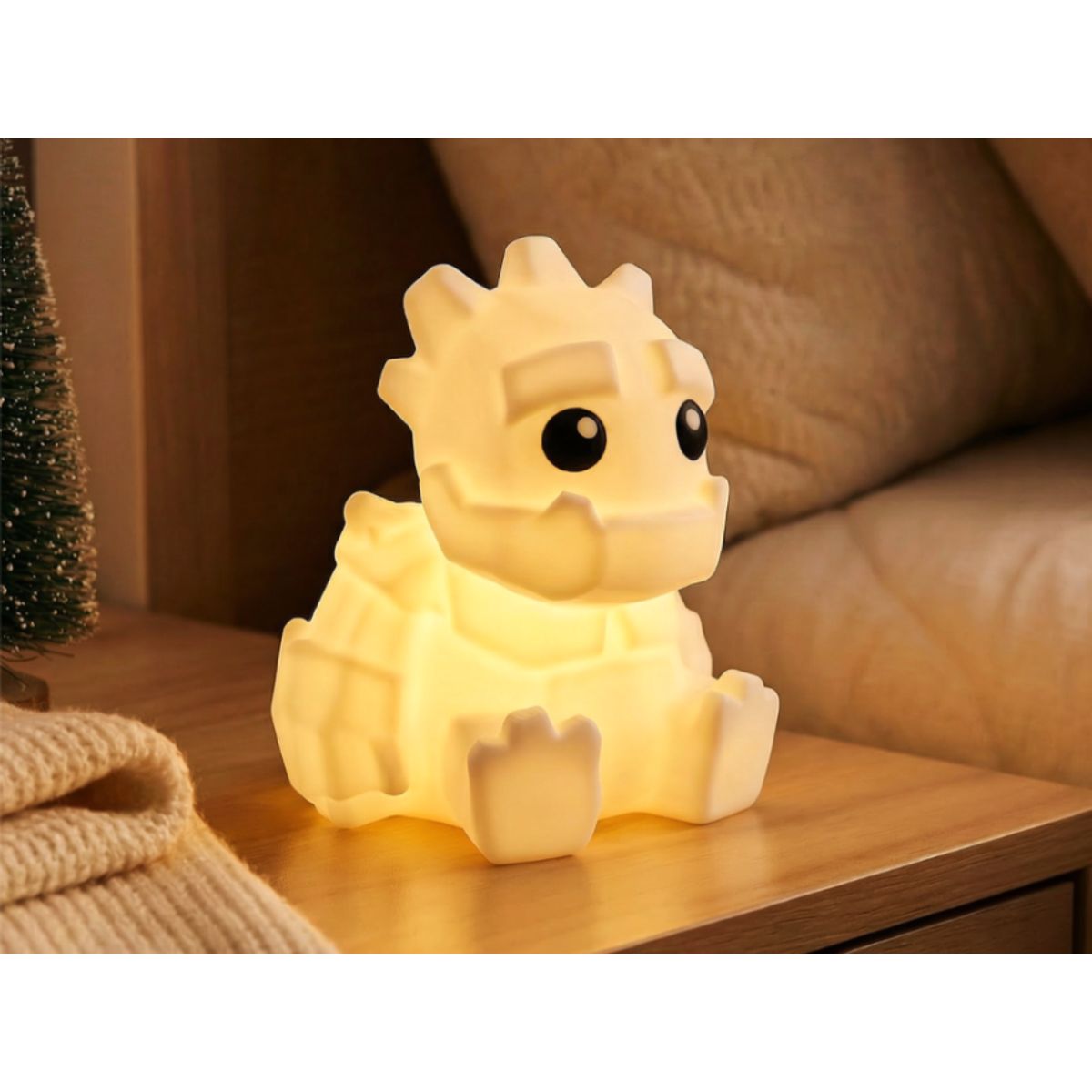 GENERICO - Portavelas LED con forma de Golem