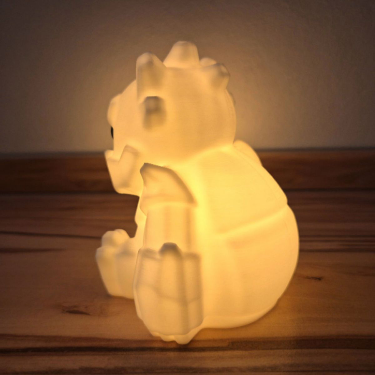 GENERICO - Portavelas LED con forma de Golem