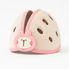 LLEGO UNO - Casco Bebe Protector Cabeza Antigolpe Gateo Primeros Pasos Rosa Conejito Rosa