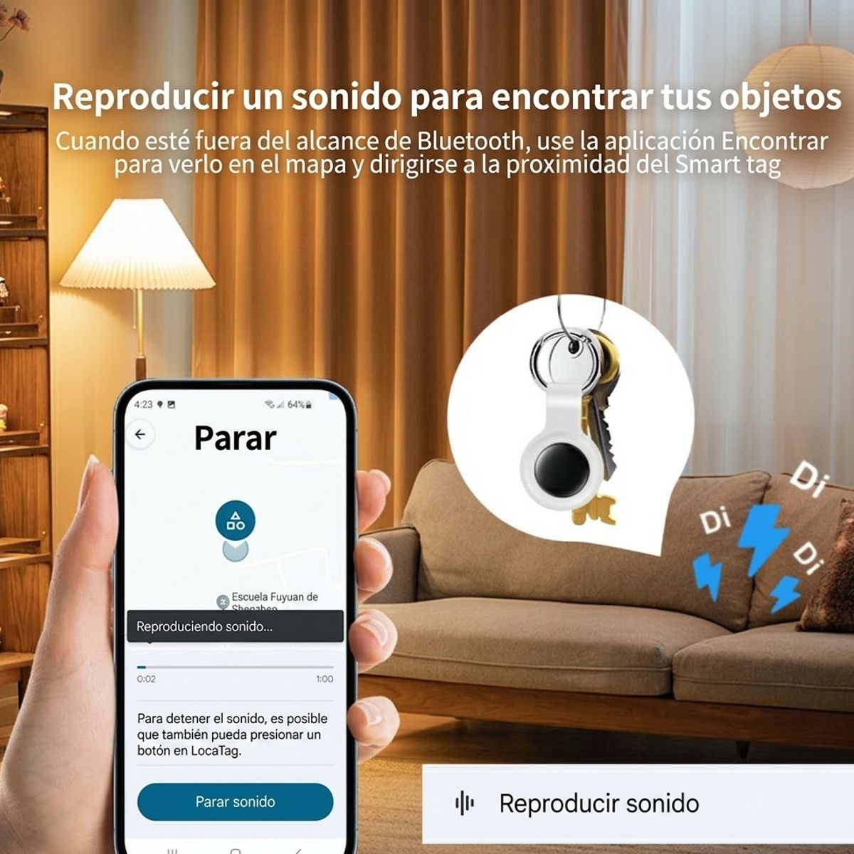 GENERICO - Localizador de Rastreo Global Compatible con Android