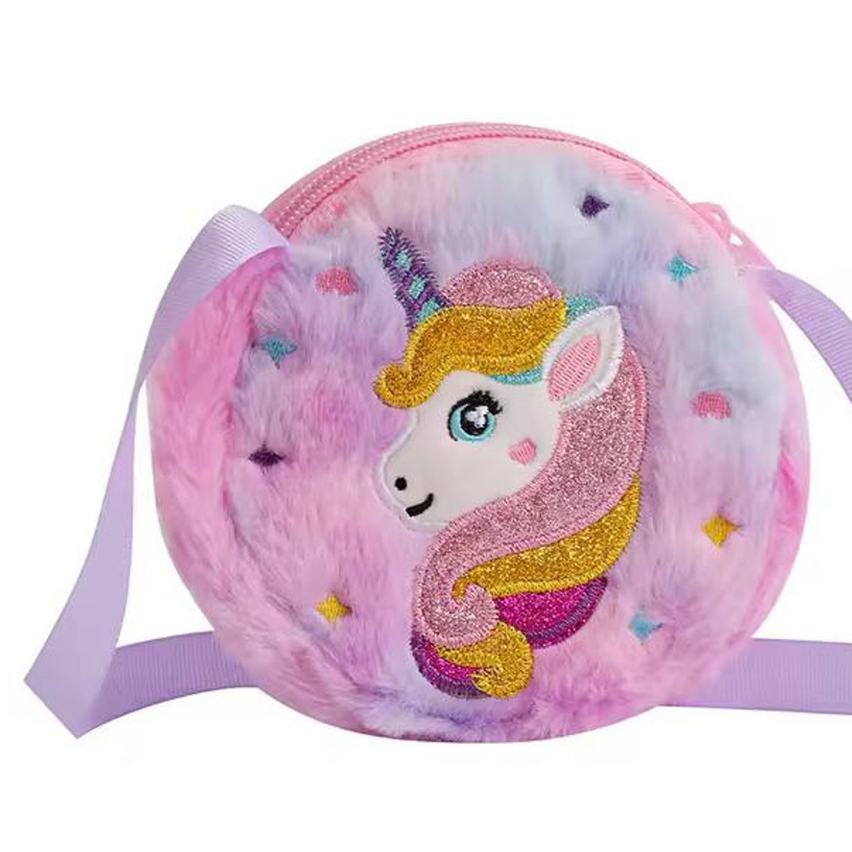 GENERICO - Cartera pequeña linda suave 13.5 x 13.5cm para niña