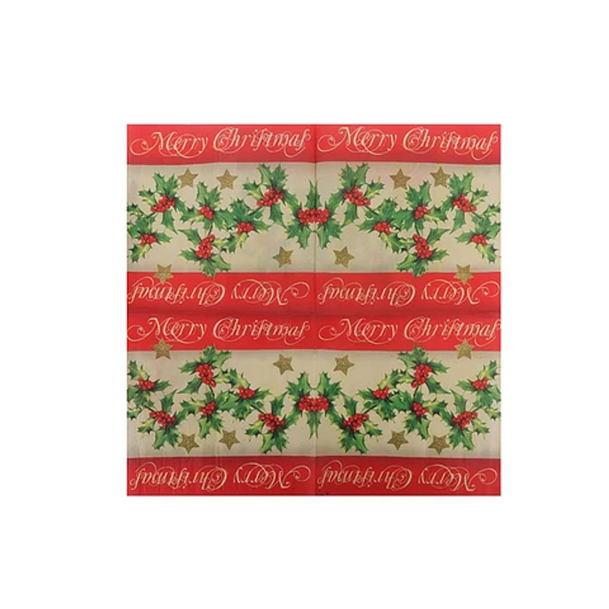 GENERICO - Servilletas de papel navideño 33x33cm 16pcs