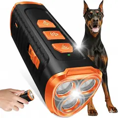 GENERICO - Repelente Perros Espanta Perros Ultrasonico Adiestrador Ahuyentador Recargable Gatos Adiestramiento