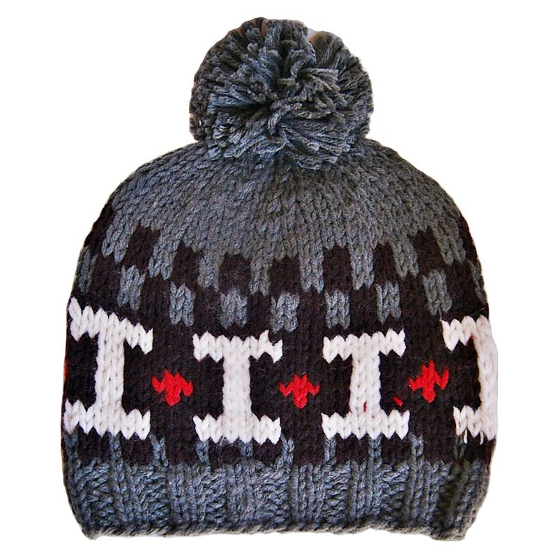 VIVAFELICIA - Gorro Fiordo Gris Tejido a Mano