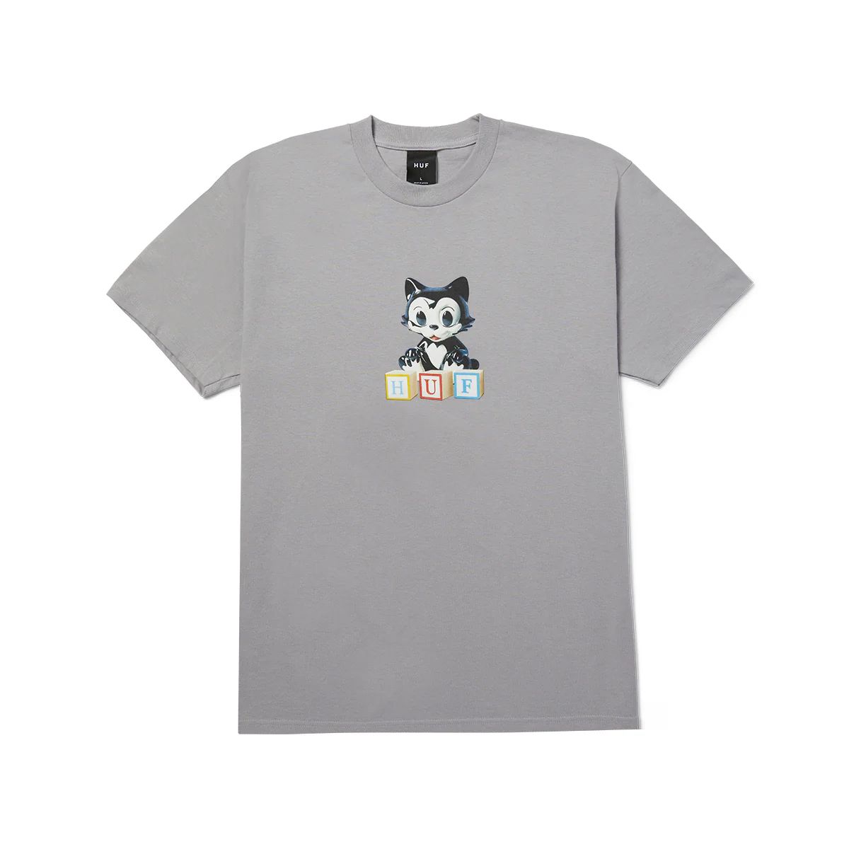 HUF - Polera HUF Block S/S Tee Lilac Chalk