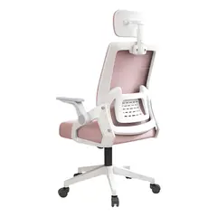 LUBABYCAS - Silla De Escritorio Con Apoyacabeza Grand Rosada