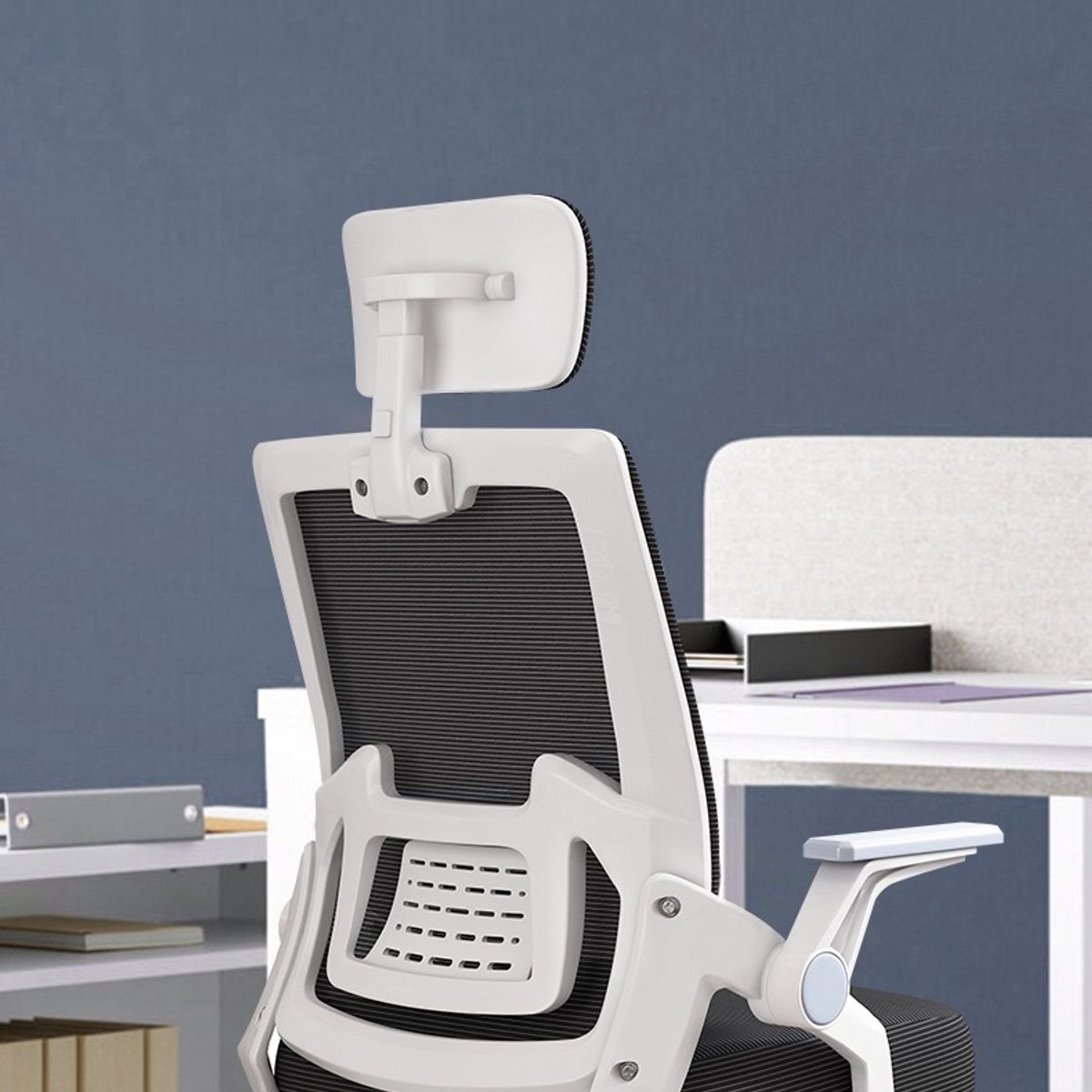 LUBABYCAS - Silla De Escritorio Con Apoyacabeza Grand Negra