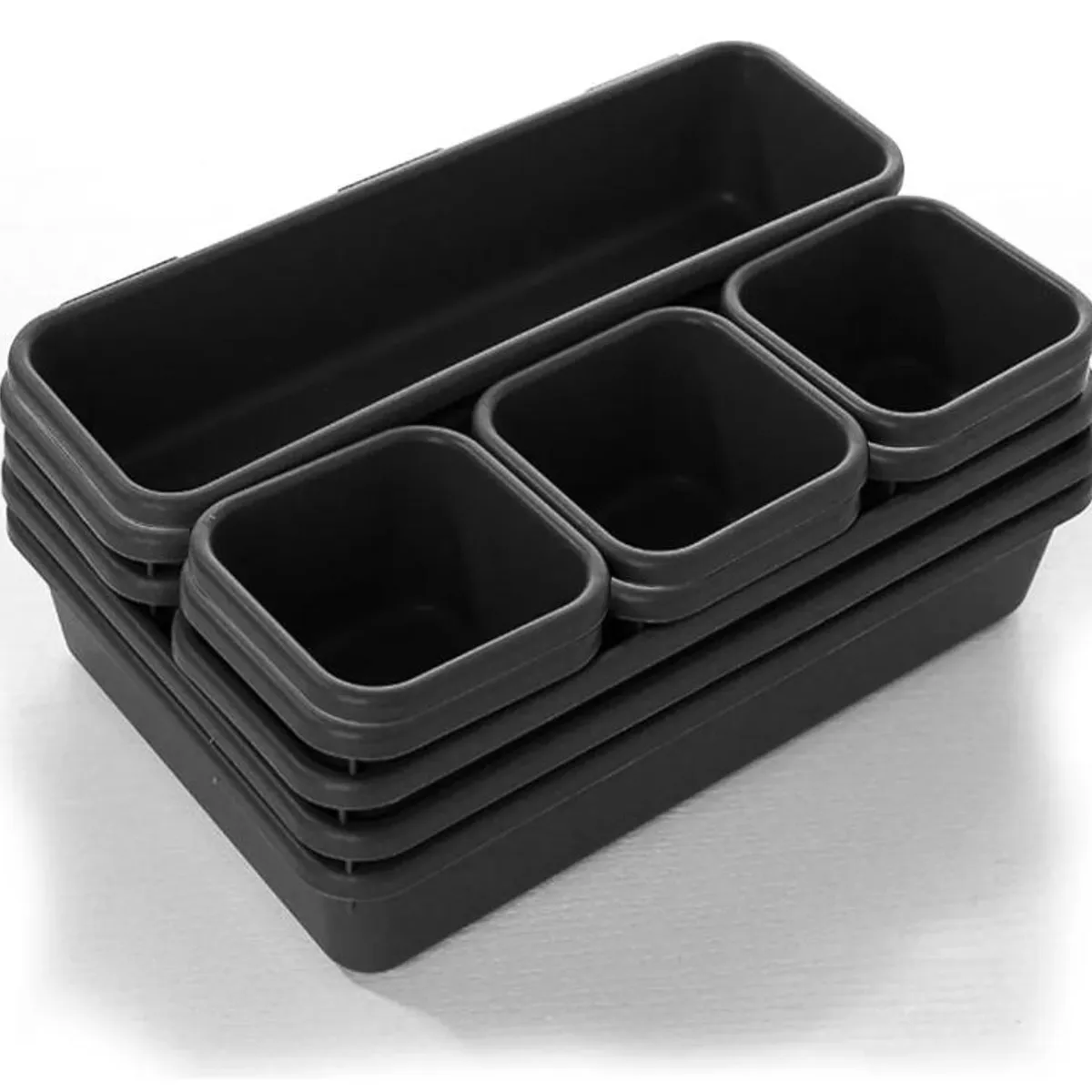 KINDA NICE - 12 Pcs Organizador Cajón Caja Multiuso En Oficina Escritorio