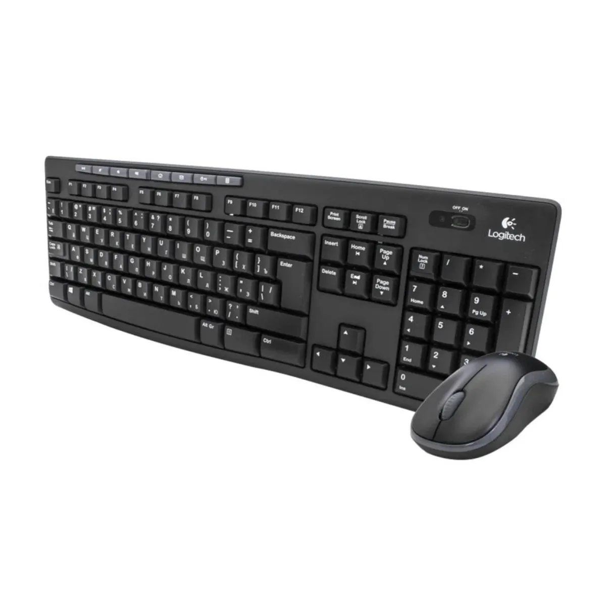 LOGITECH - Kit Teclado Y Mouse Inalambrico USB Negro MK270 Logitech
