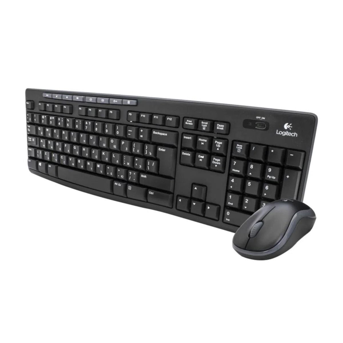 LOGITECH - Kit Teclado Y Mouse Inalambrico USB Negro MK270 Logitech