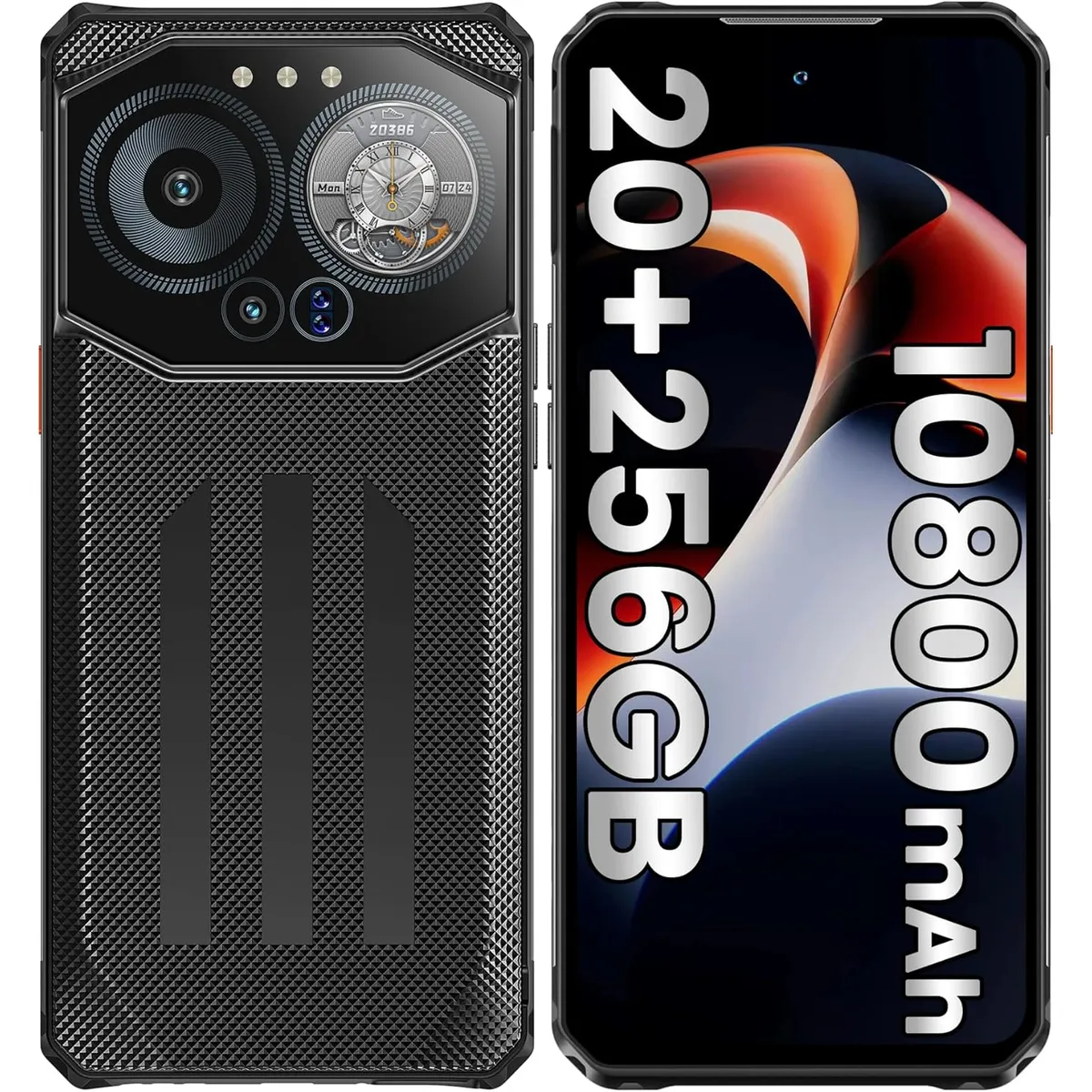 OUKITEL - IIIF150 B3 Celular 20GB+256GB 10800mAh 100MP-Negro