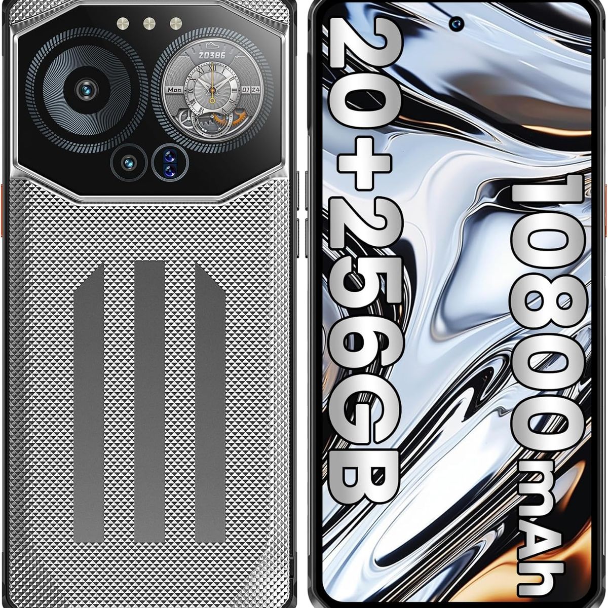 OUKITEL - IIIF150 B3 Celular 20GB+256GB 10800mAh 100MP-Gris