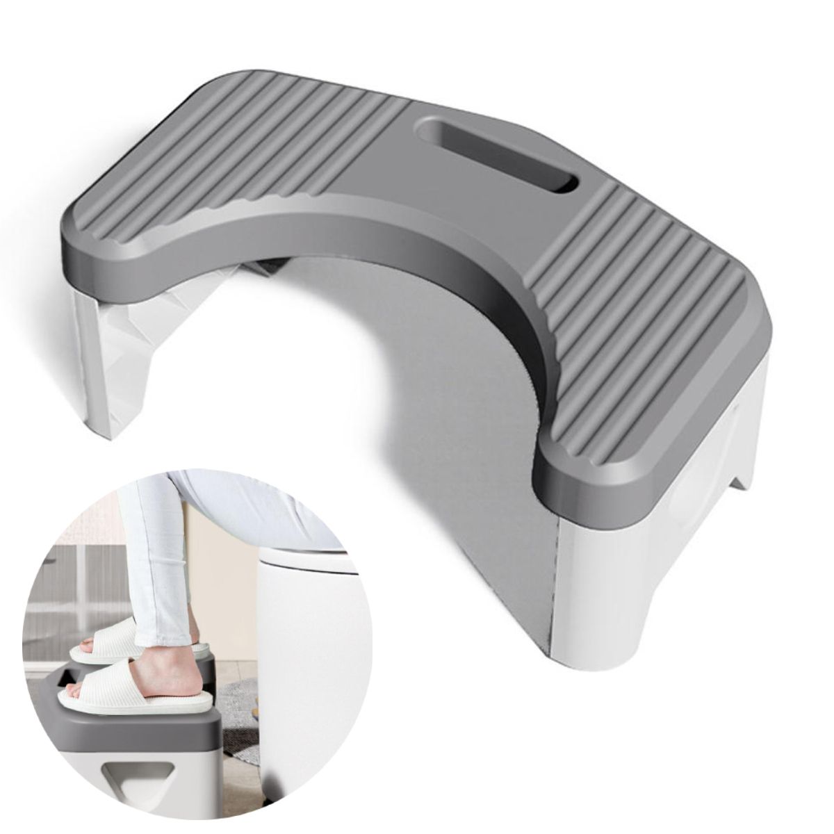 ATURE - Taburete En Cuclillas Para Baño  Pies De Inodoro Antidesli