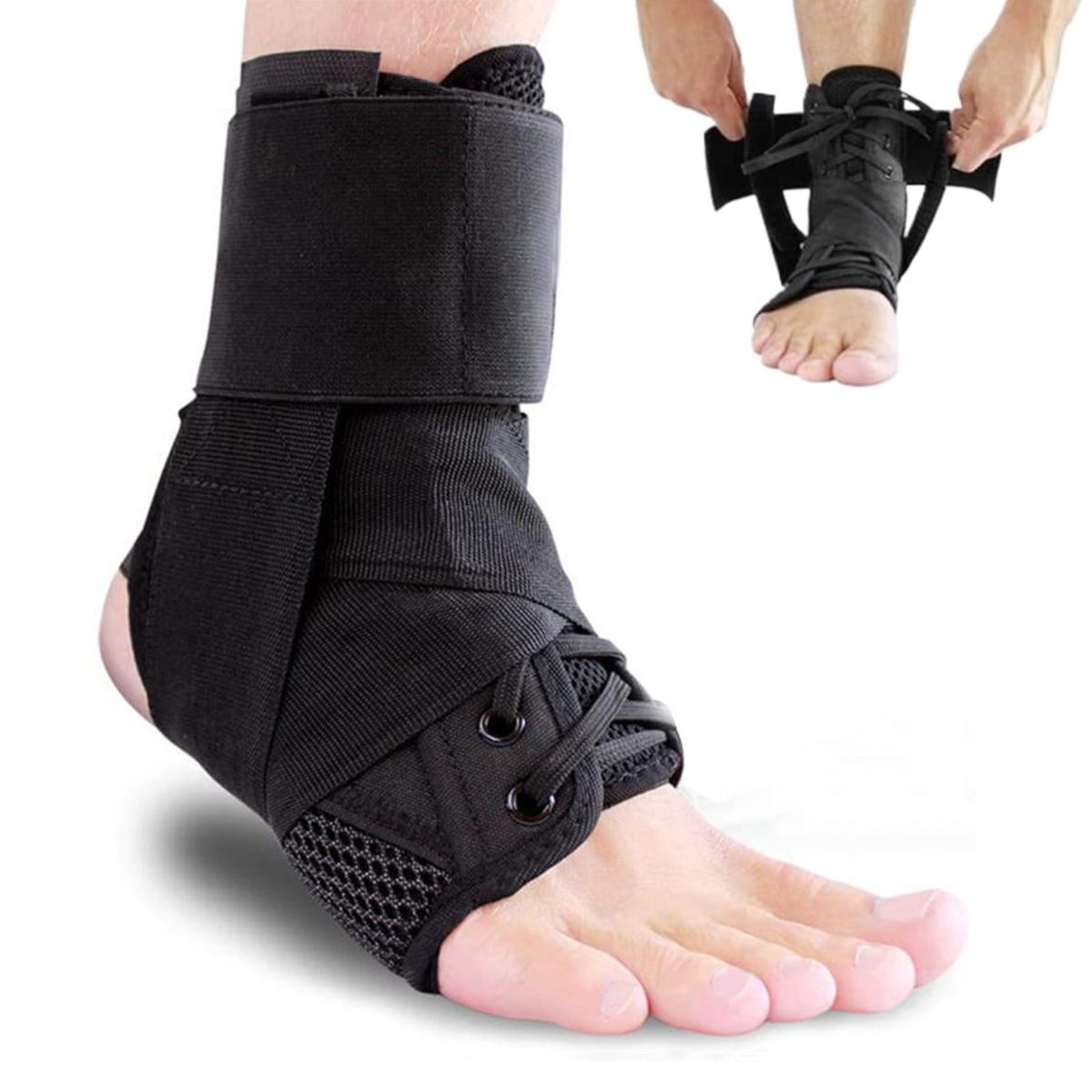 ATURE - Estabilizador Tobillera Transpirable Con Soportes Laterales L