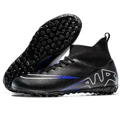 DANWEILE - Zapatos deportivos duraderos para hombre zapatos de fútbol Negro