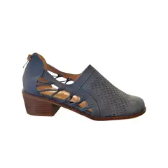 HERIEL - Zapato Azul Bajo Mujer