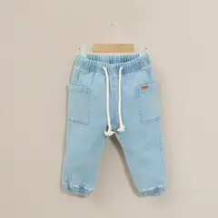 OPALINE - Jeans Cargo Infant Niño Denim