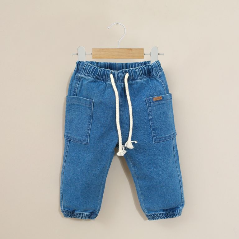 Jeans Cargo Infant Nino Azul Azul 4 ANOS
