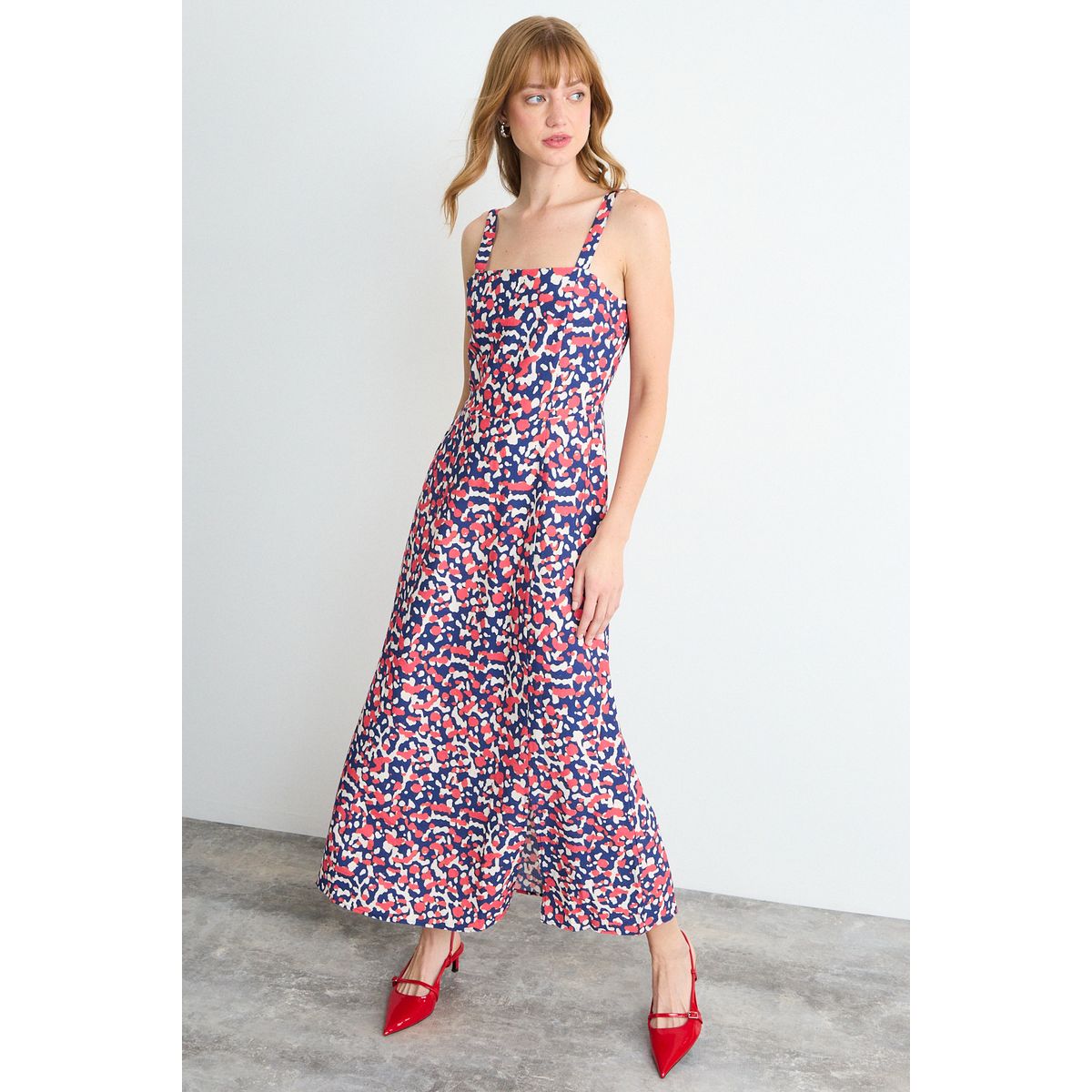 IO - Vestido Fantasia Largo Mujer Azul Io