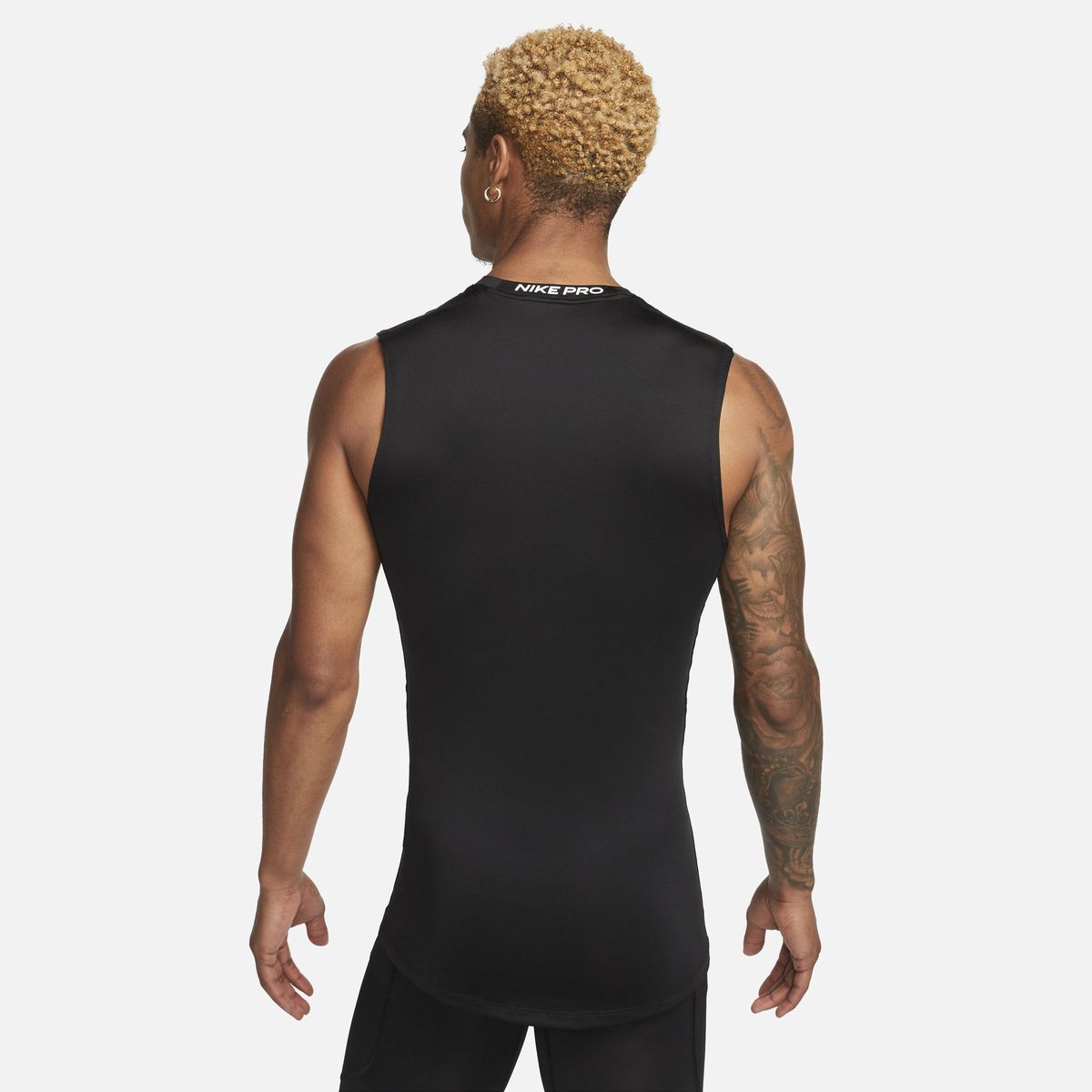 NIKE - Polera Nike Pro Negro Hombre