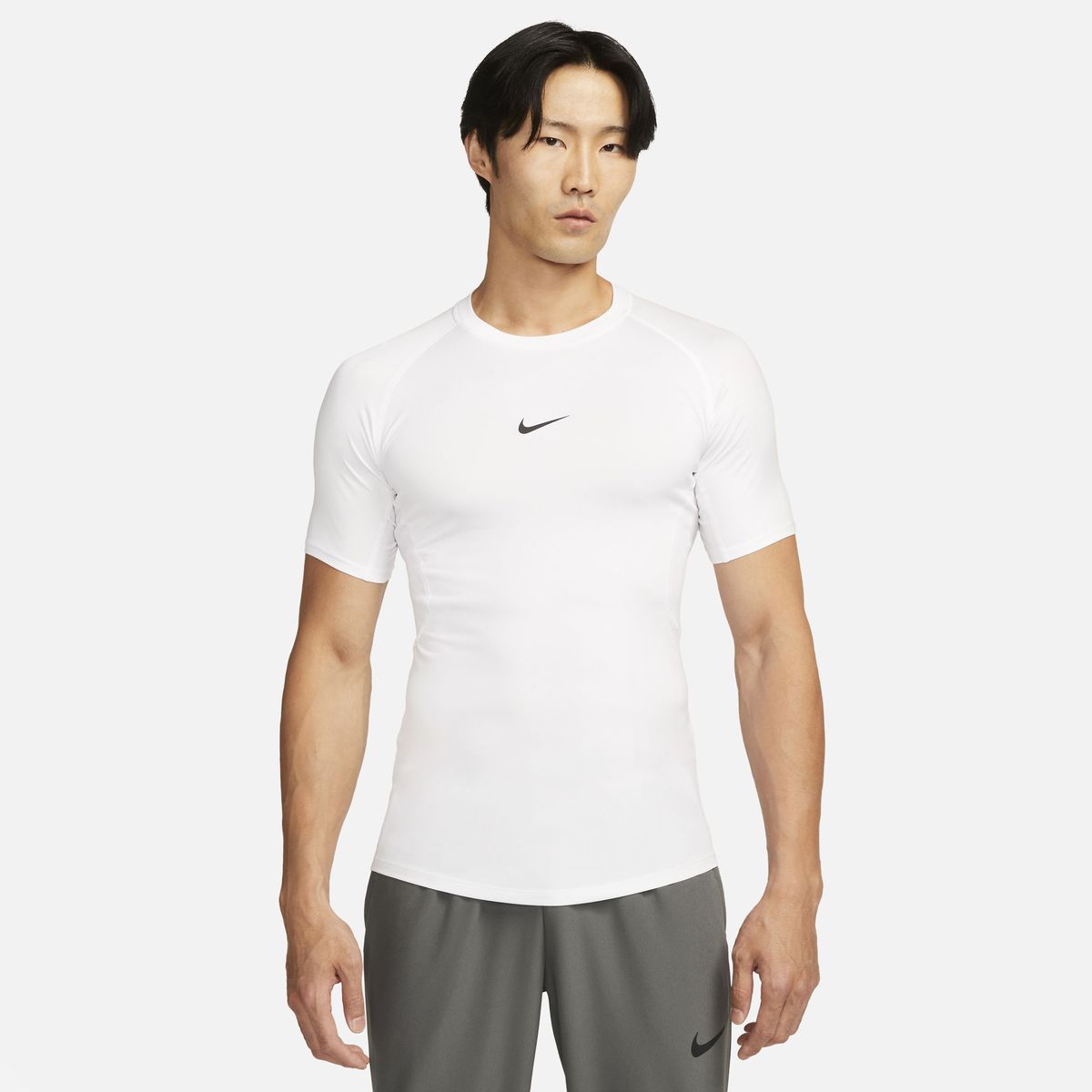 NIKE - Polera Nike Pro Blanco Hombre