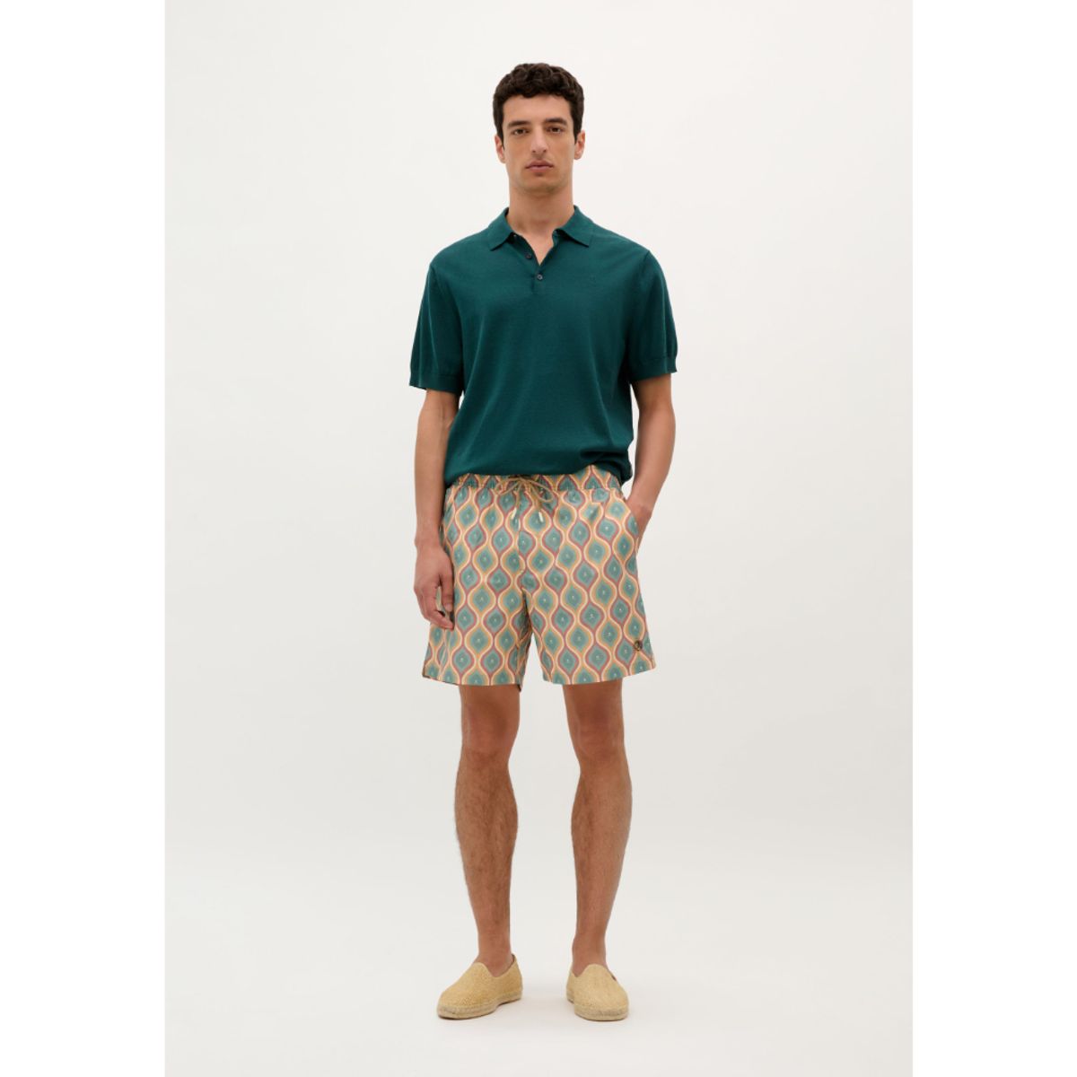 SCALPERS - BAÑADOR ESTAMPADO ONDAS