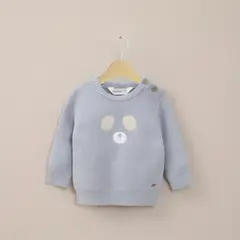 OPALINE - Sweater Bebe Niño Celeste