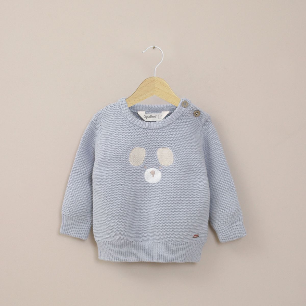 OPALINE - Sweater Bebe Niño Celeste