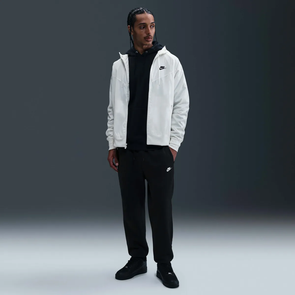 NIKE - Buzo M Nk Club Bb Jogger Negro Hombre