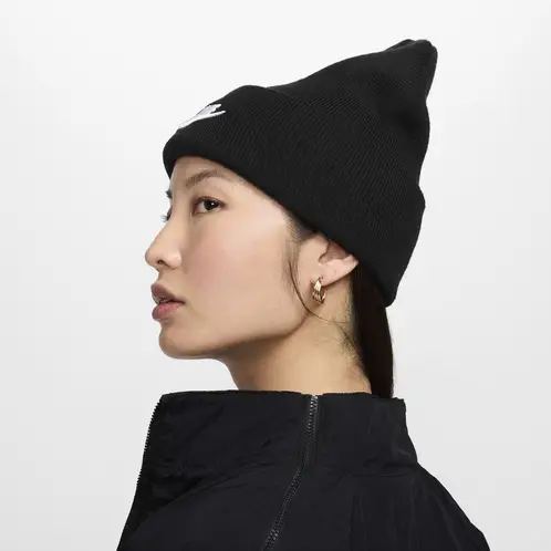 NIKE - Jockey U Nk Peak Beanie Tc Fut F24 L Negro Unisex