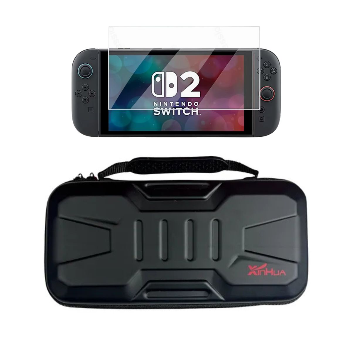 GENERICO - Estuche Protector Rigido Compatible Con N Switch 2+Mica