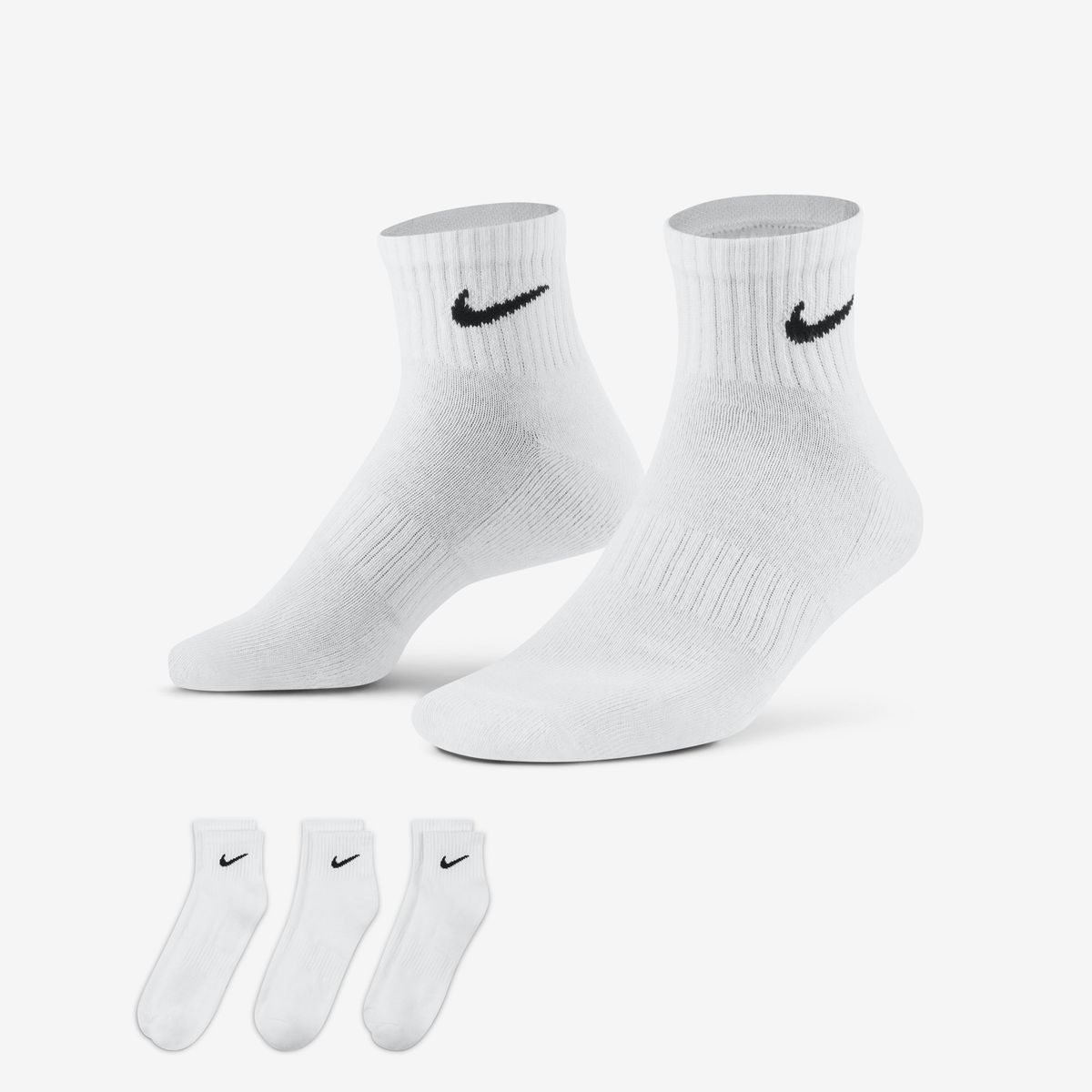 NIKE - Calcetines X3 Nike Everyday Cushioned Training Hombre Blanco