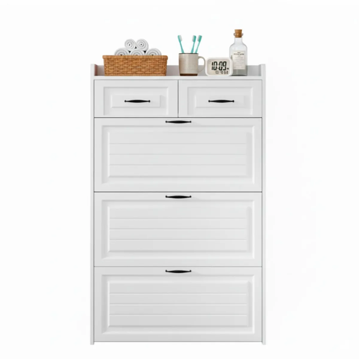 GLOBAL LATIN GROUP - Zapatero Mueble Organizador de Alta Calidad con Diseño Sofisticado - Blanco