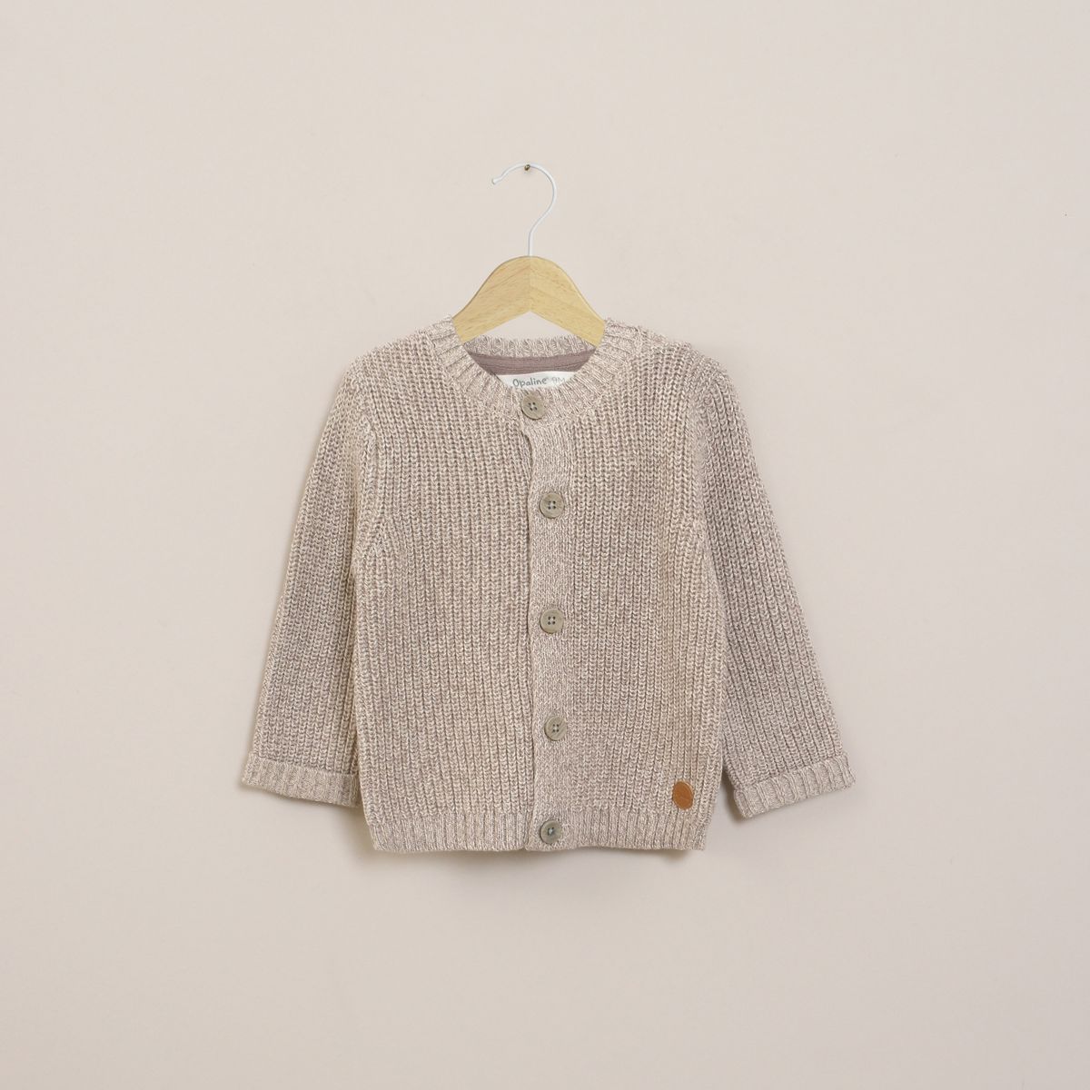 OPALINE - Chaleco Infant Niño Beige