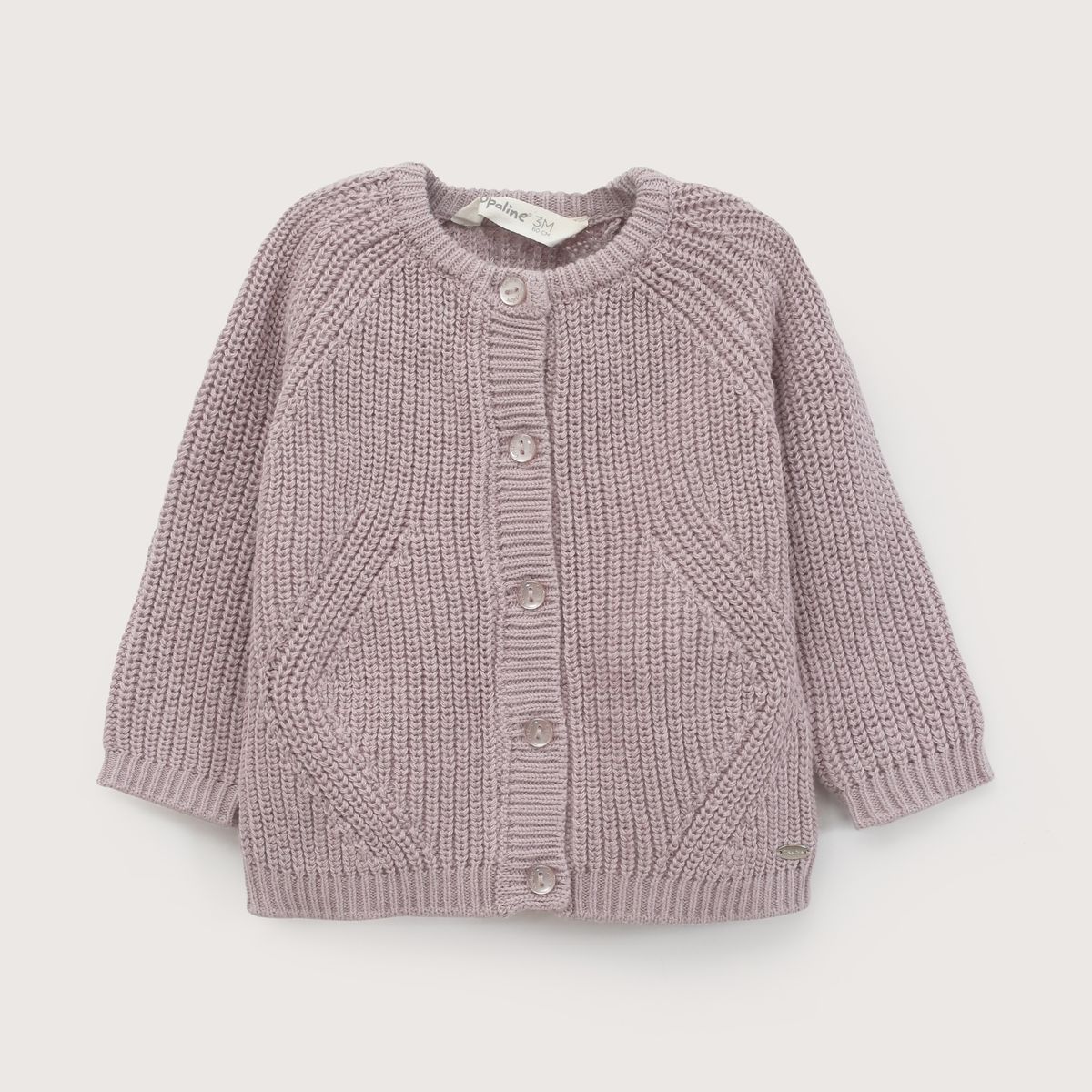 OPALINE - Chaleco Bebe Niña Lila