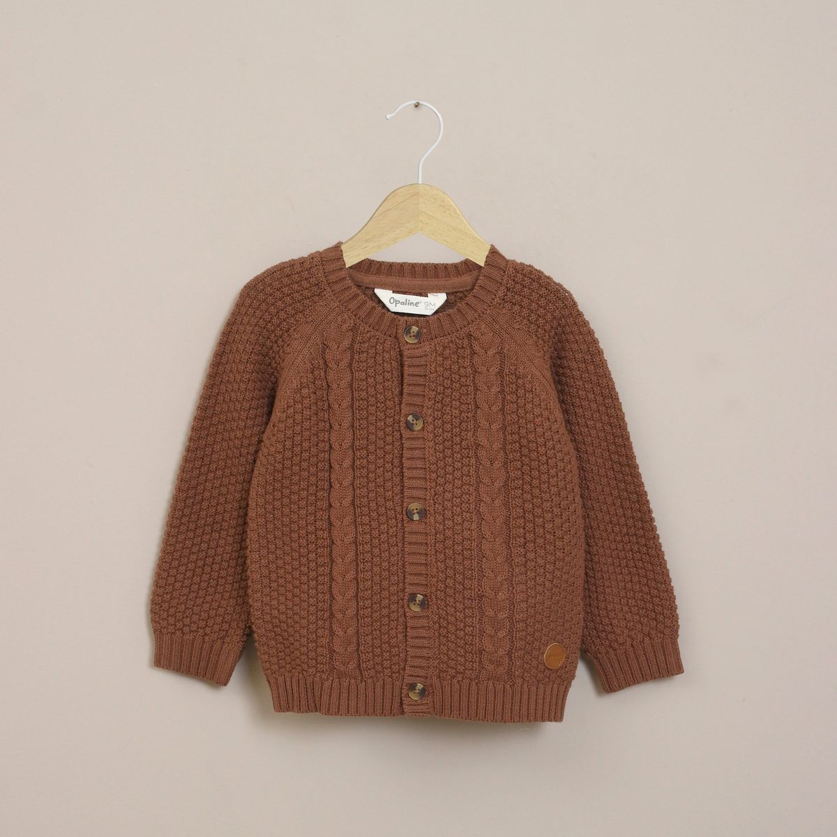 OPALINE - Chaleco Infant Niño Cafe