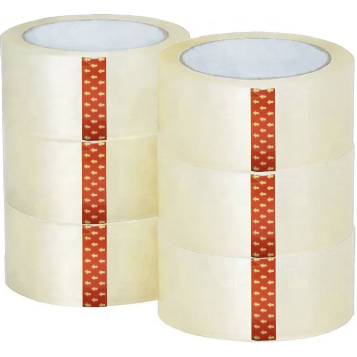 OKAY - Set 6 Huincha Cinta De Embalaje 100m X 4.8cm 50mic