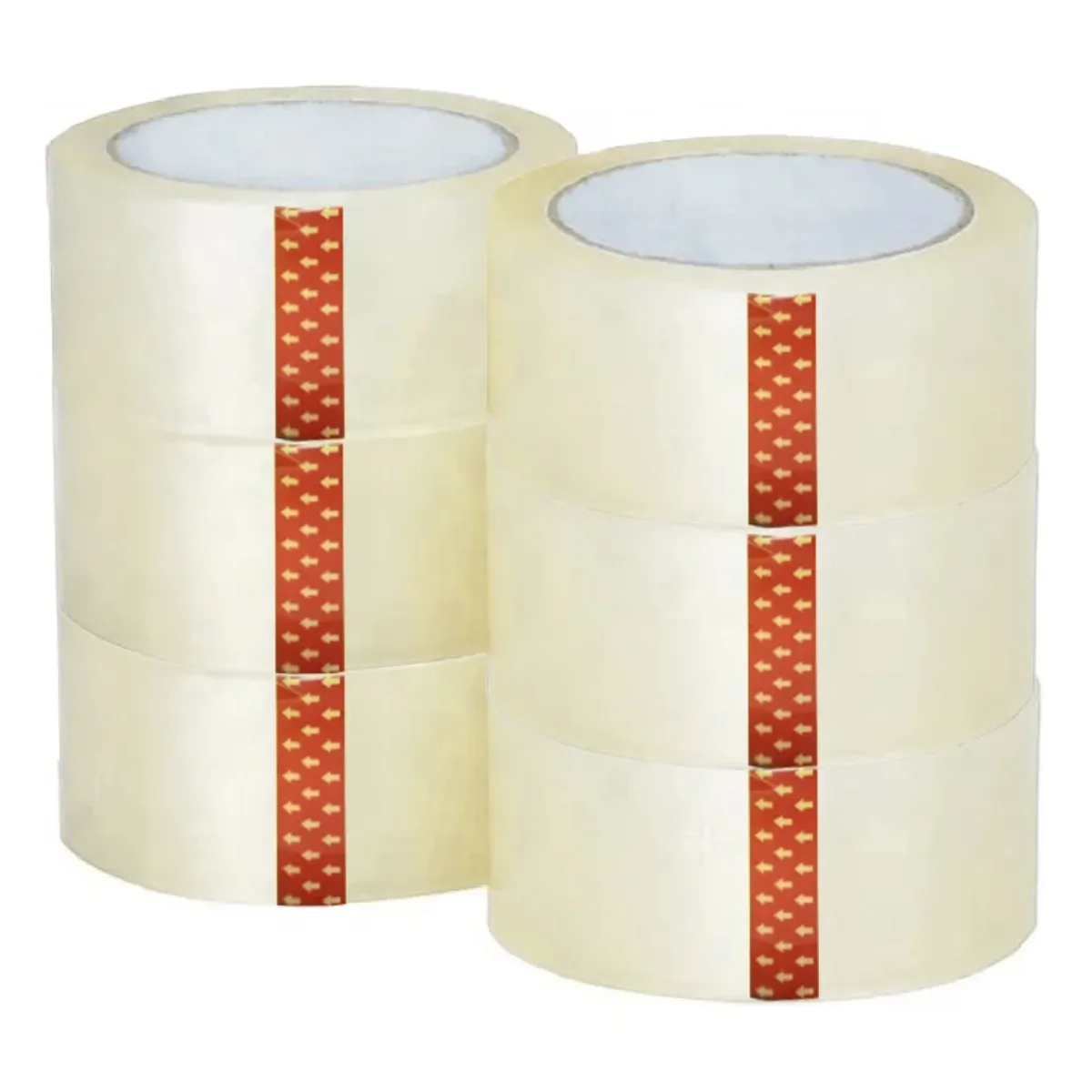 OKAY - Set 6 Huincha Cinta De Embalaje 100m X 4.8cm 50mic